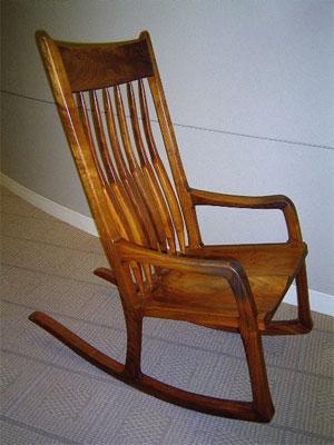 A wooden chair